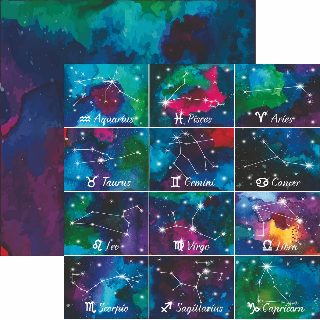 What's Your Sign?: Written in the Stars Scrapbook Paper