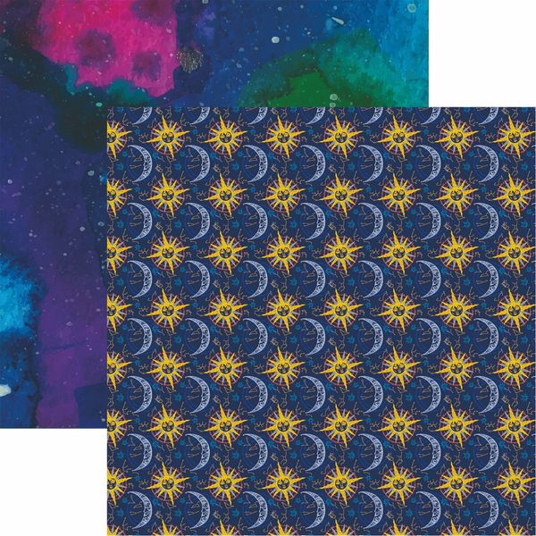 What's Your Sign?: The Sun and the Moon Scrapbook Paper
