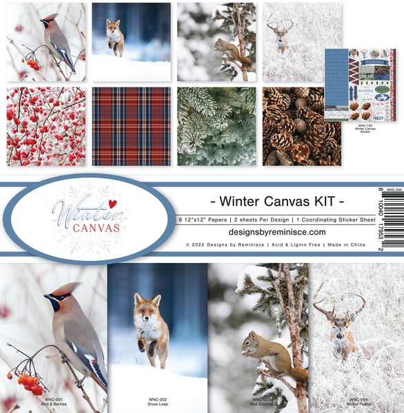 Winter Canvas Collection Kit