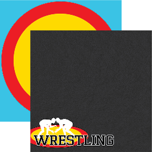 Wrestling: Wrestling Double-Sided Paper