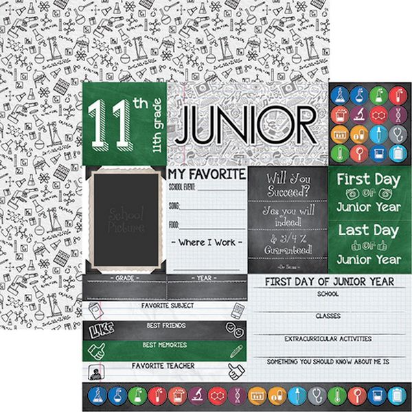 You've Been Schooled: Junior Scrapbook Paper