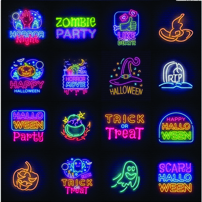 Zombie Party 12x12 Sticker