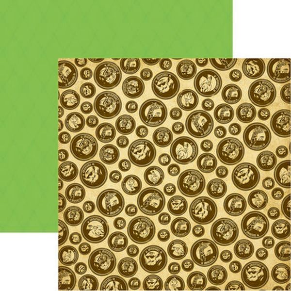 Zooventures: Zoo Stamps Scrapbook Paper
