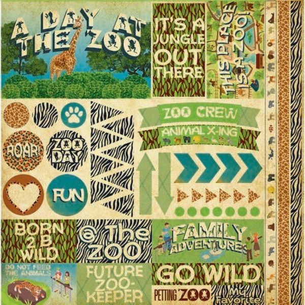 Zooventures 12x12 Sticker