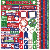 Baseball Collection: Baseball 12x12 Multi Sticker