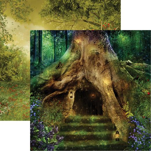 Fairy Forest: Secret Cottage Double-Sided Paper