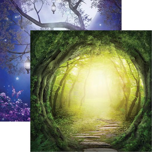 Fairy Forest: Enchanted Road Double-Sided Paper