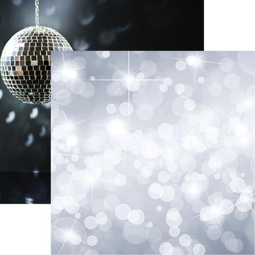It's Party Time: Silver Bokeh Double-Sided Paper