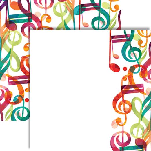 Musicality: Musical Interlude Double-Sided Paper
