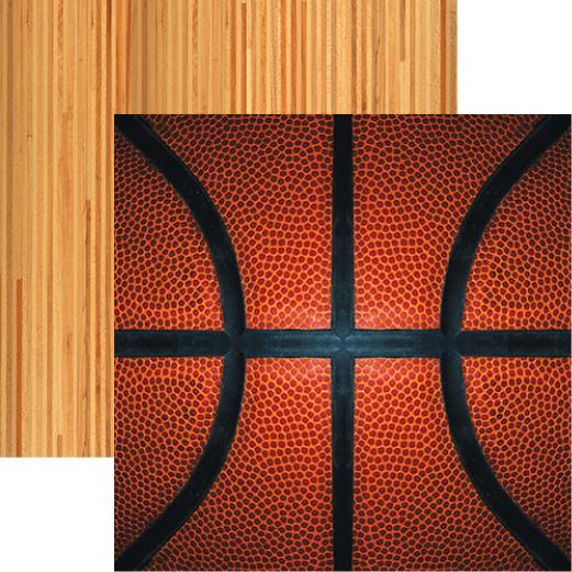 Basketball Collection: Basketball Close-Up Double-Sided Paper