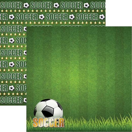 Soccer Collection: Soccer Double-Sided Paper