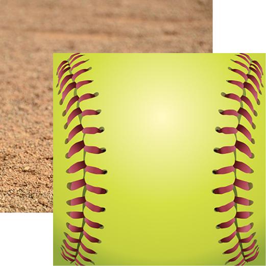 Softball Collection: Let's Play Softball Double-Sided Paper
