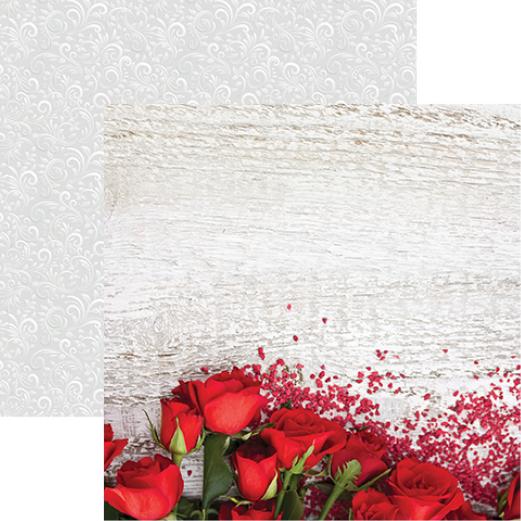 Wedding Day: Wedding Bouquet Double-Sided Paper