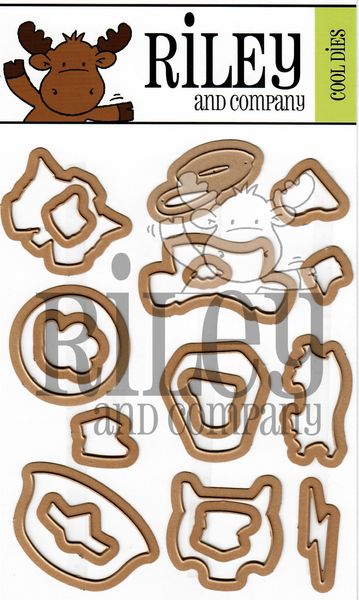 Dress Up Riley: Super Heros 2 Die Set