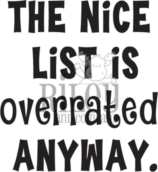Funny Bones: The Nice List is Overrated
