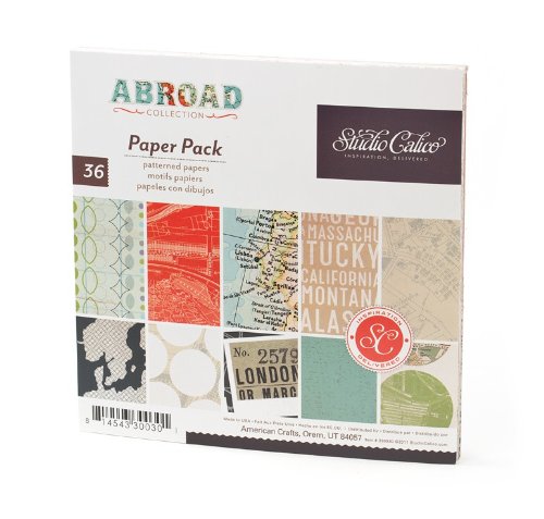 Studio Calico 6x6 Paper Pad - Abroad Collection