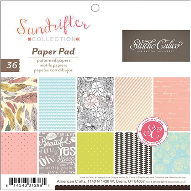 Studio Calico 6x6 Paper Pad - Sundrifter Collection