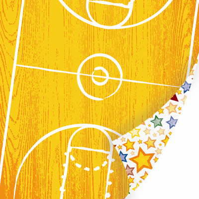 Basketball Paper - Basketball Court