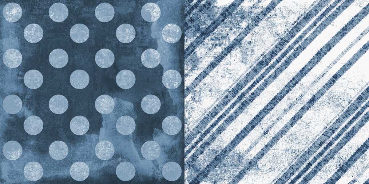 Playground Paper - Dots & Stripes Blue