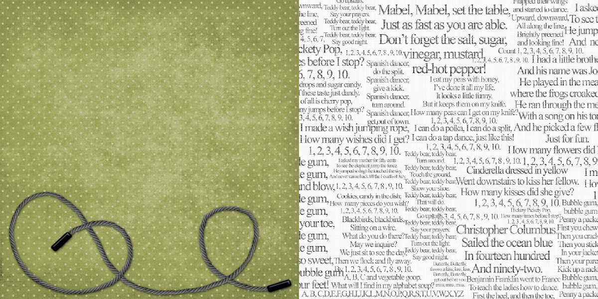 Playground Paper - Jump Rope