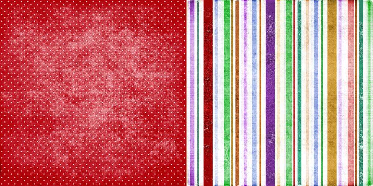 Playground Paper - Dots & Stripes Red