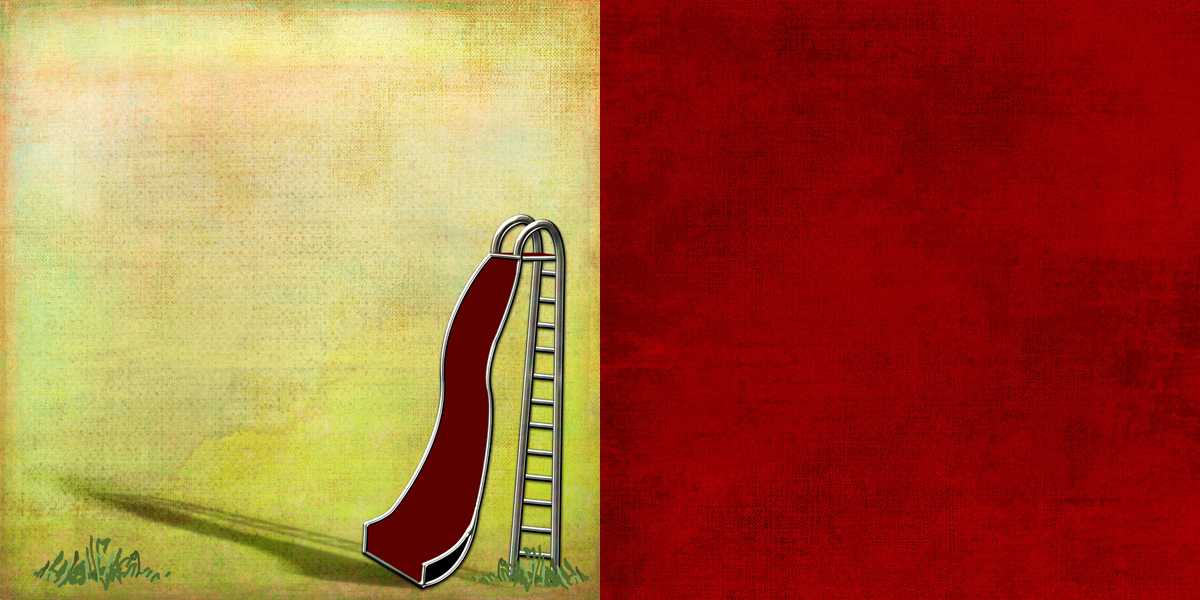Playground Paper - Big Red Slide