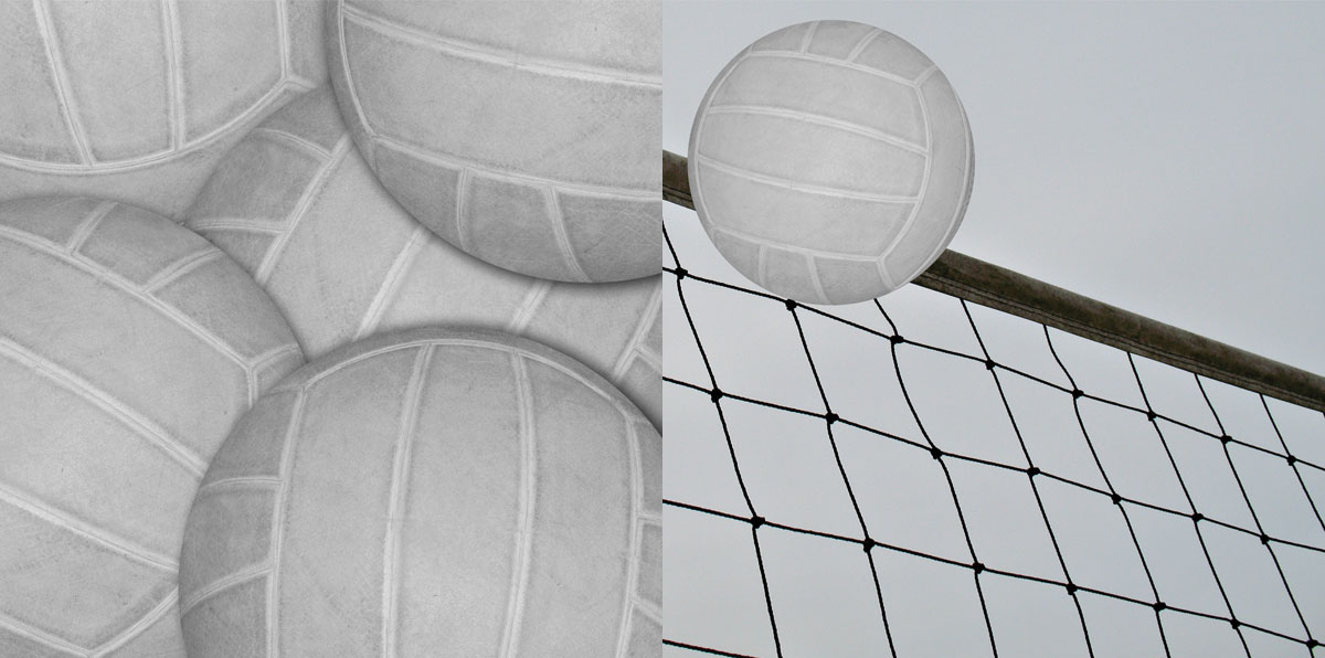 Classic Sports Series:  Classic Volleyball Scrapbook Paper