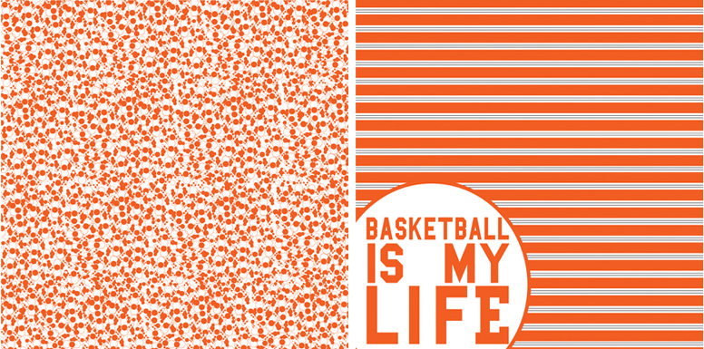 Girls Rule Paper - Basketball