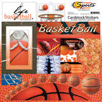 Basketball Player Cardstock Stickers