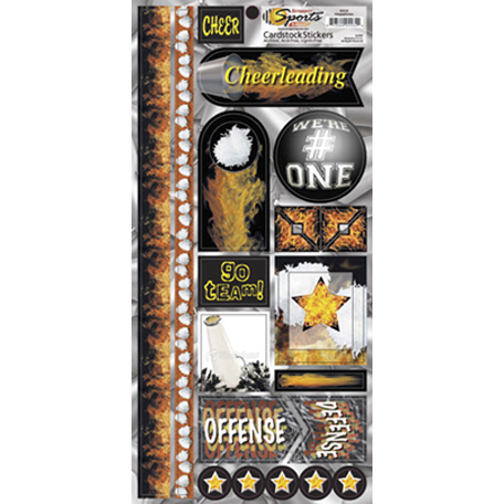 Cheerleading Stickers - Megaphones