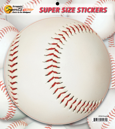 Baseball Stickers - Super Size Baseball