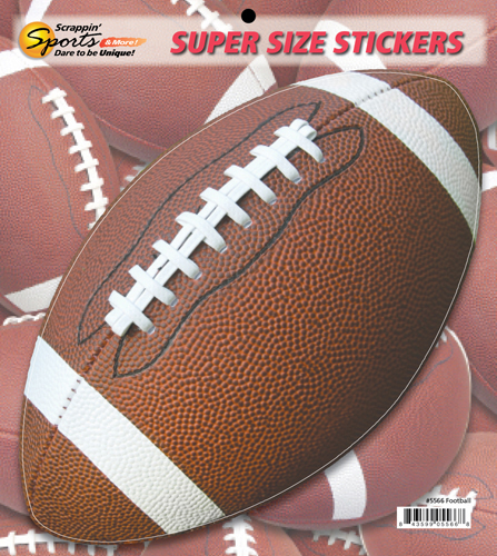 Football Stickers - Super Size Football