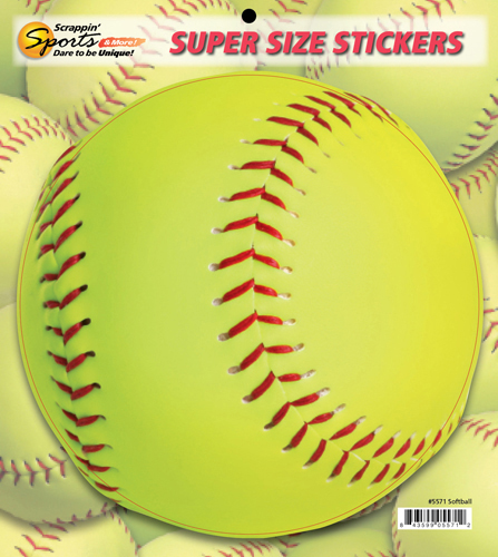 SoftballStickers - Super Size Softball