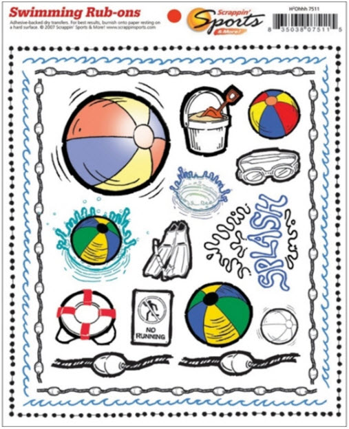 Swimming Rub-Ons - H2Ohhh