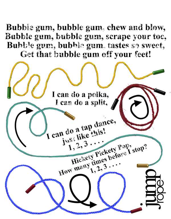 Playground Rub-Ons - Skipping Rope