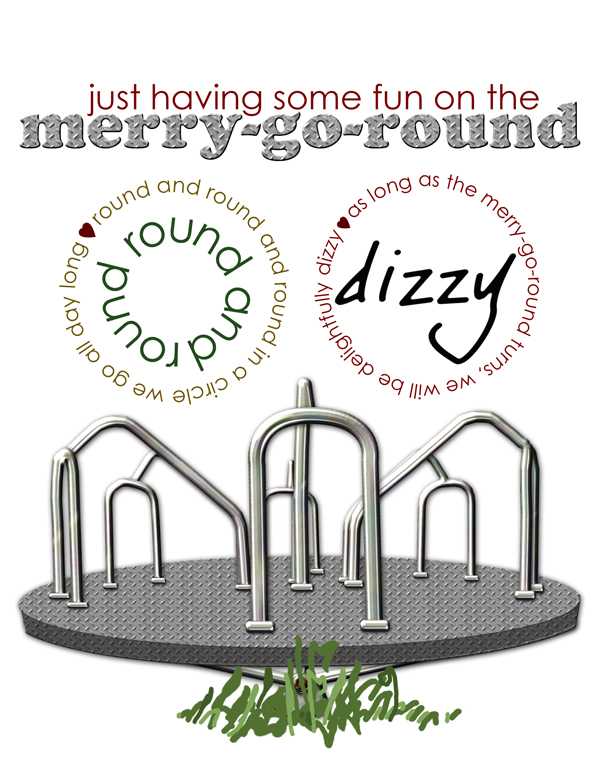 Playground Rub-Ons - Merry-Go-Round