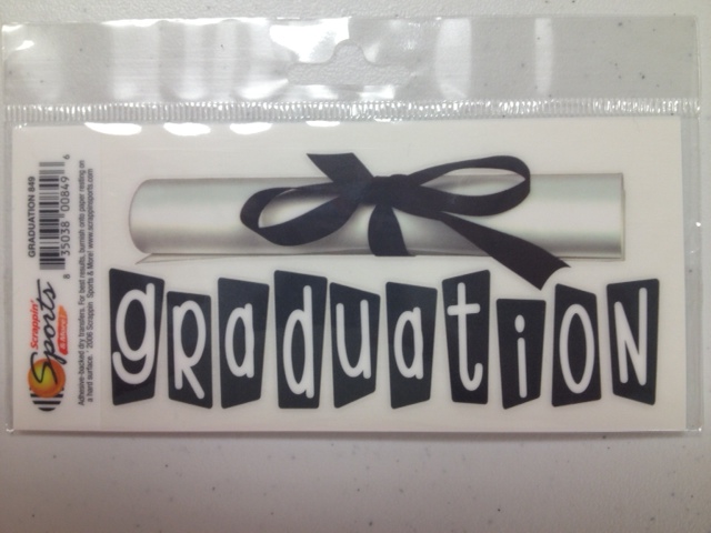 School Rub-Ons - Graduation Title