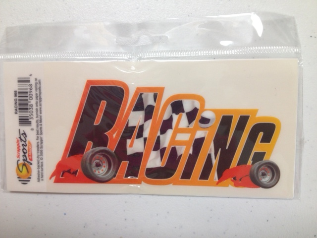 Sports Rub-Ons- Racing Title
