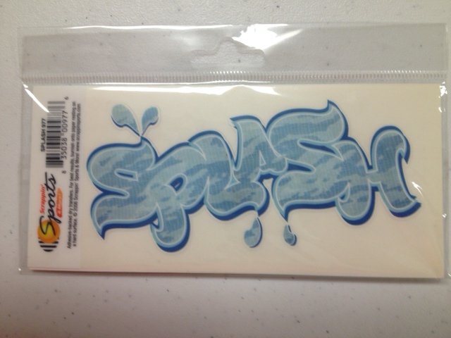 Swimming Rub-Ons - Splash Title