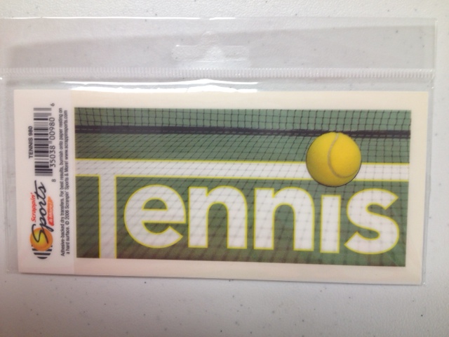 Tennis Rub-Ons - Tennis Title