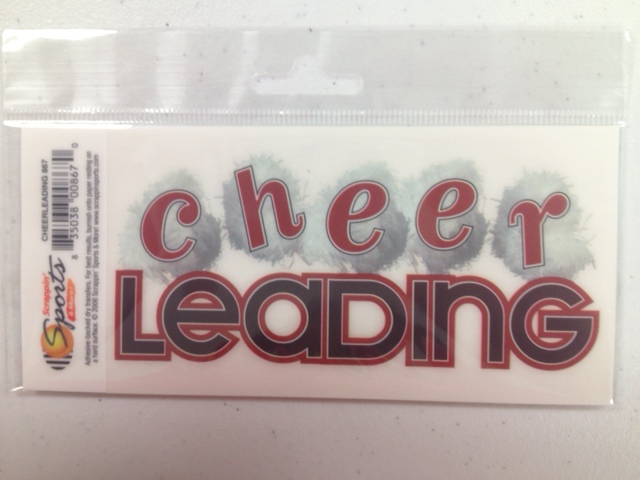 Cheerleading Rub-Ons - Cheerleading Title