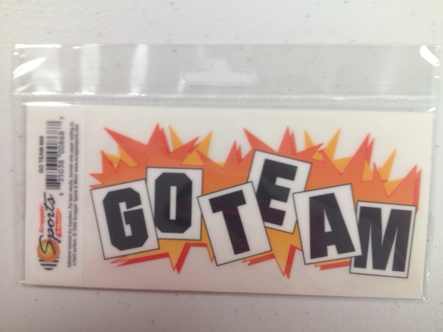 Sports Rub-Ons - Go Team Title