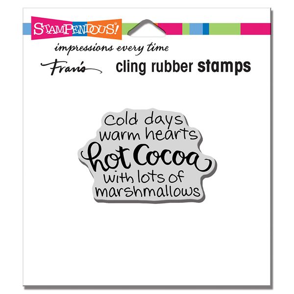 Cling With Marshmallows Rubber Stamp