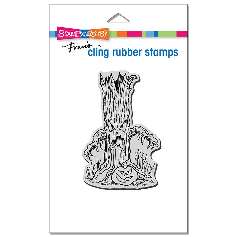 Cling Tree Menace Rubber Stamp