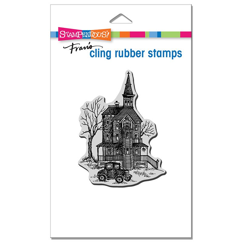 Cling Vintage Victorian Rubber Stamp