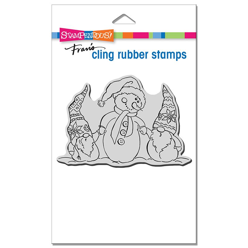 Cling Snome Buddies Rubber Stamp