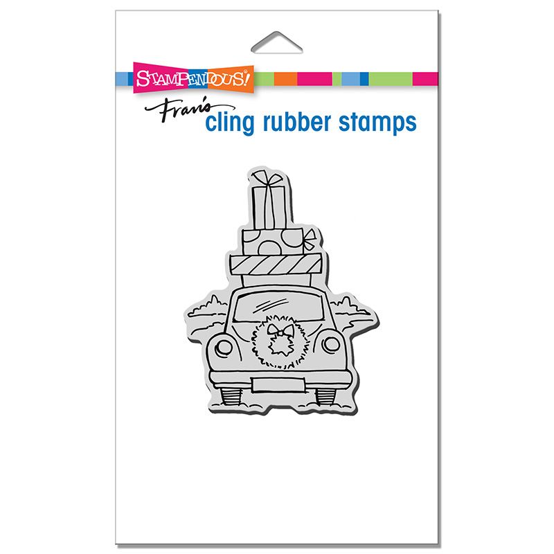 Cling Holiday Haul Rubber Stamp