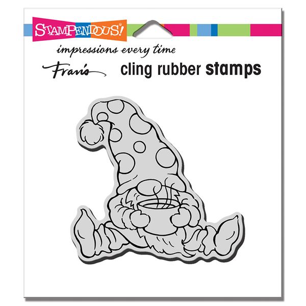 Cling Cocoa Gnome Cling Stamp
