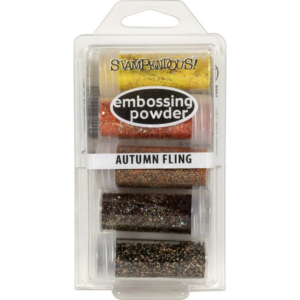 Autumn Fling 5-Jar Embossing Powder Kit