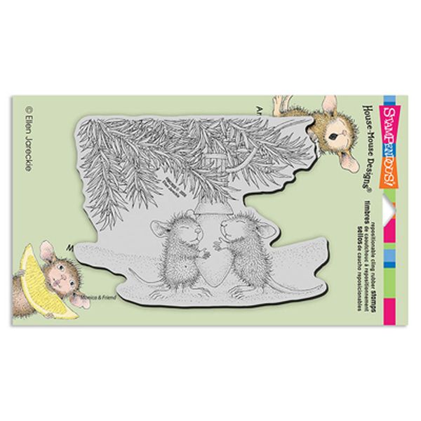 House Mouse Paws to Warm Cling Stamp